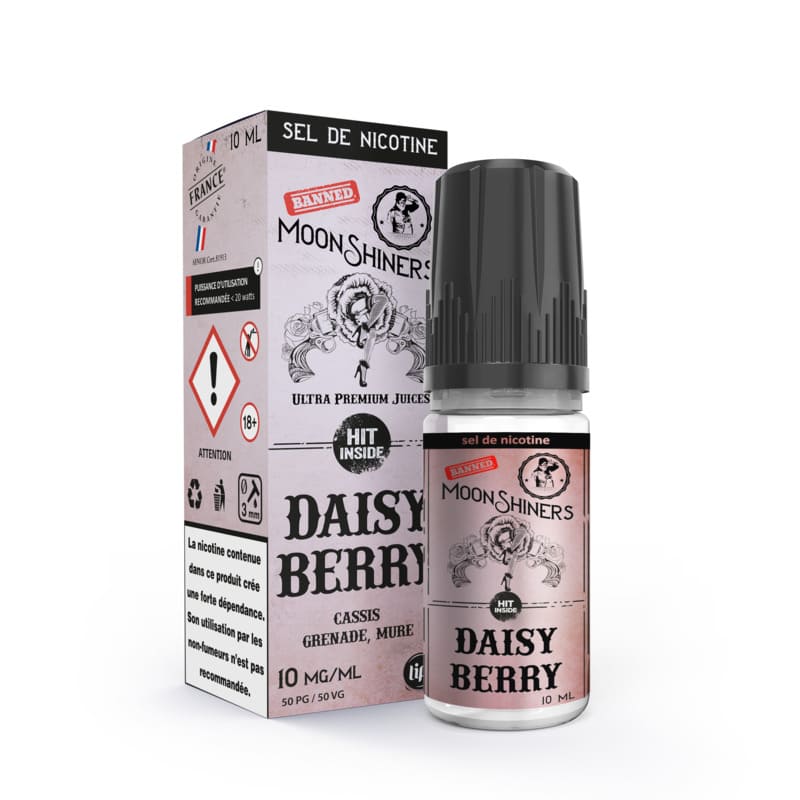 LE FRENCH LIQUIDE Moonshiners Daisy Berry - E-liquide 10ml-10 mg (Sel de nicotine)-VAPEVO