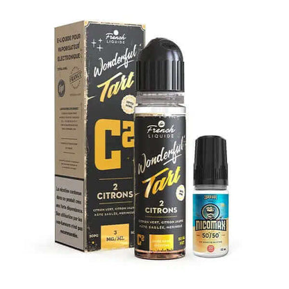 LE FRENCH LIQUIDE Wonderful Tart 2 Citrons 50ml + 1 Booster Nicomax 20mg-VAPEVO