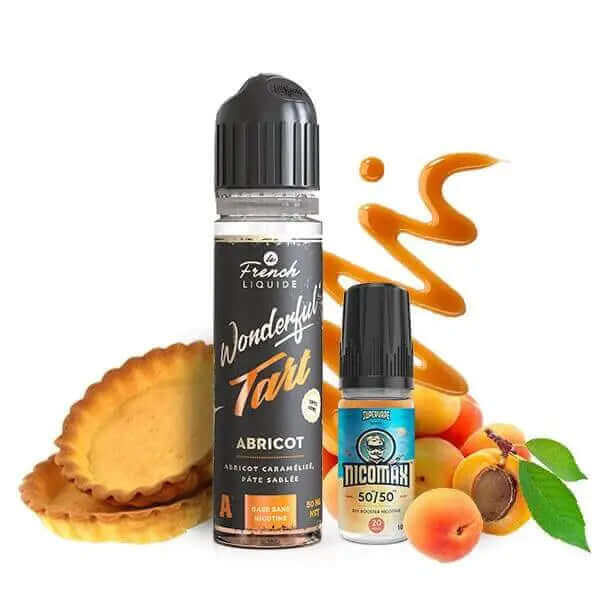 LE FRENCH LIQUIDE Wonderful Tart Abricot 50ml + 1 Booster Nicomax 20mg-VAPEVO