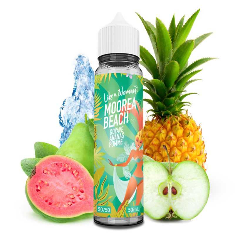 LIKE A WOMAN - Moorea Beach - E-liquide 50ml-0 mg-VAPEVO