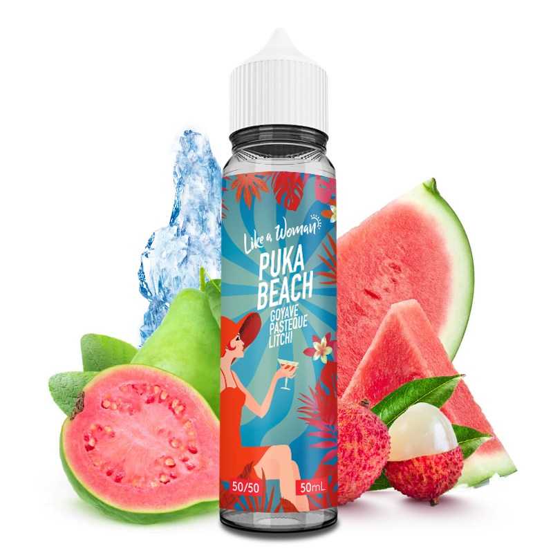 LIKE A WOMAN - Puka Beach - E-liquide 50ml-0 mg-VAPEVO