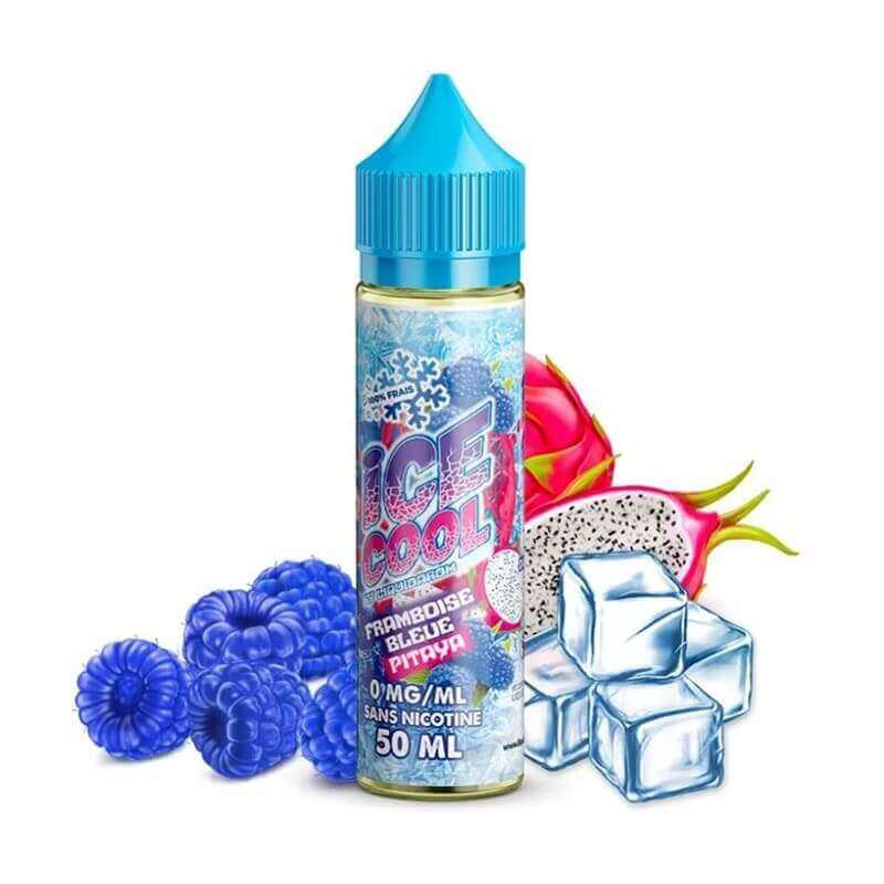 LIQUIDAROM ICE COOL Framboise Bleue & Pitaya - E-liquide 50ml-0 mg-VAPEVO