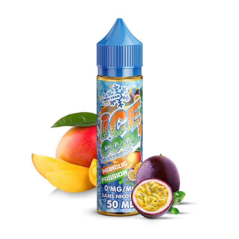 LIQUIDAROM ICE COOL Mangue Passion - E-liquide 50ml-0 mg-VAPEVO