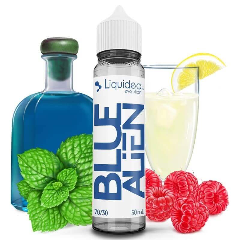 LIQUIDEO E-liquide Blue Alien 50ml-0 mg-VAPEVO