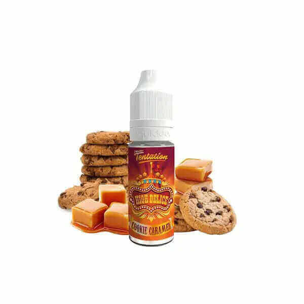 LIQUIDEO E-liquide Cookie Caramel 10ml-VAPEVO