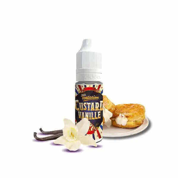 LIQUIDEO E-liquide Custard Vanille 10ml-VAPEVO