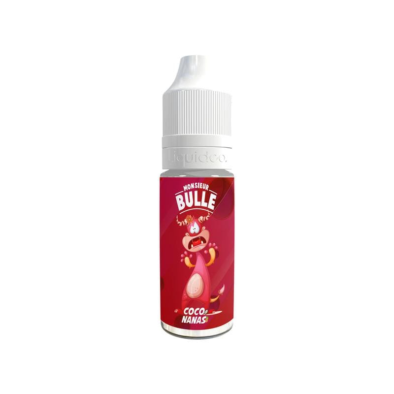 LIQUIDEO Monsieur Bulle Coco Nanas - E-liquide 10ml-0 mg-VAPEVO