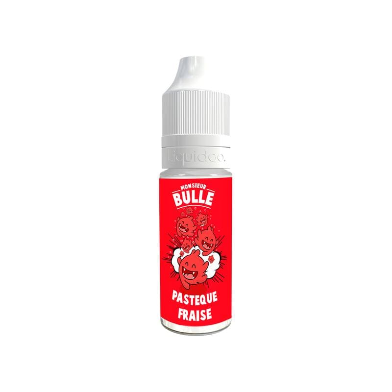 LIQUIDEO Monsieur Bulle Pastèque Fraise - E-liquide 10ml-0 mg-VAPEVO