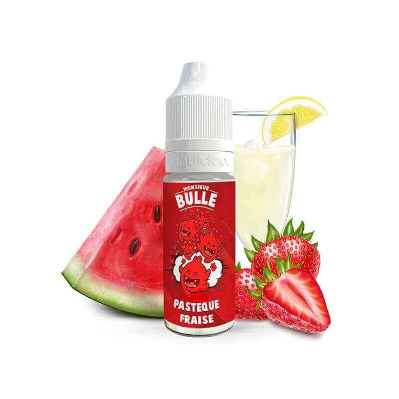 LIQUIDEO Monsieur Bulle Pastèque Fraise - E-liquide 10ml-VAPEVO