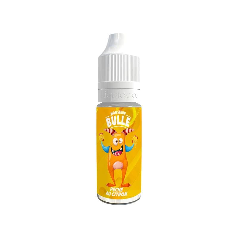 LIQUIDEO Monsieur Bulle Pêche Au Citron - E-liquide 10ml-0 mg-VAPEVO