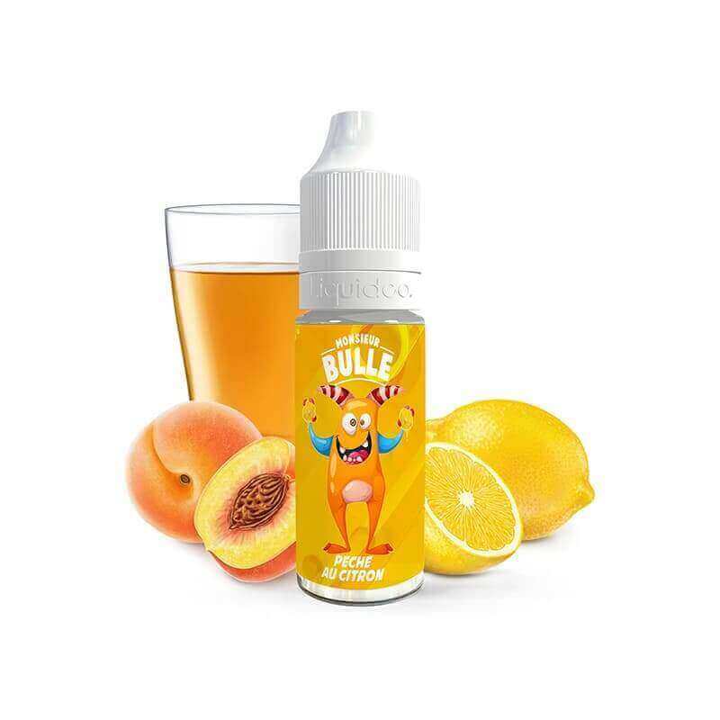 LIQUIDEO Monsieur Bulle Pêche Au Citron - E-liquide 10ml-VAPEVO