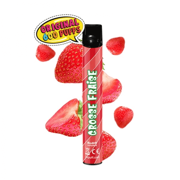 LIQUIDEO Pod Jetable Wpuff Grosse Fraise-VAPEVO