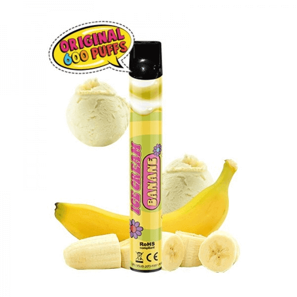 LIQUIDEO Pod Jetable Wpuff Ice Cream Banana-VAPEVO