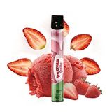 LIQUIDEO Pod Jetable Wpuff Ice Cream Fraise-VAPEVO