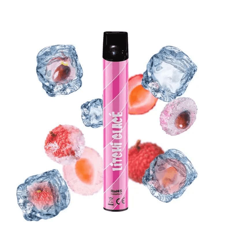 LIQUIDEO Pod Jetable Wpuff Litchi Glacé-0 mg-VAPEVO