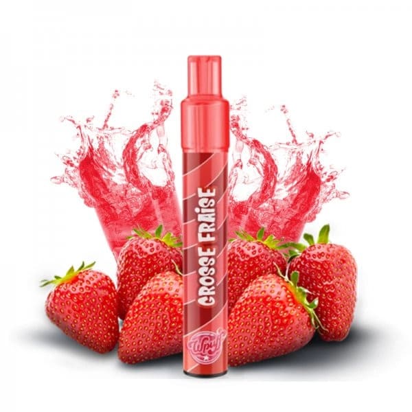 LIQUIDEO Wpuff 2.0 - Pod Jetable 800 Puffs-9 mg-Grosse Fraise-VAPEVO