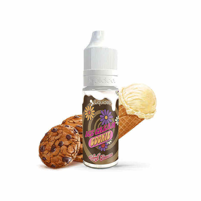 LIQUIDEO Wpuff Flavors Ice Cream Cookie - E-liquide 10ml-VAPEVO