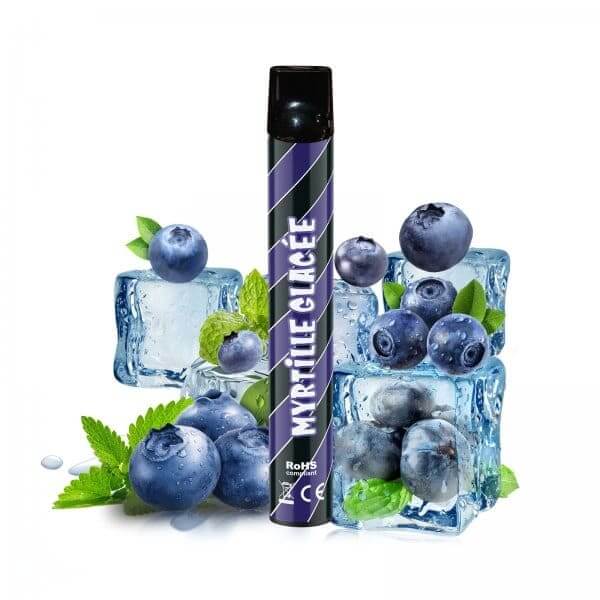 LIQUIDEO Wpuff Myrtille Glacée - Pod Jetable 600 Puffs-VAPEVO