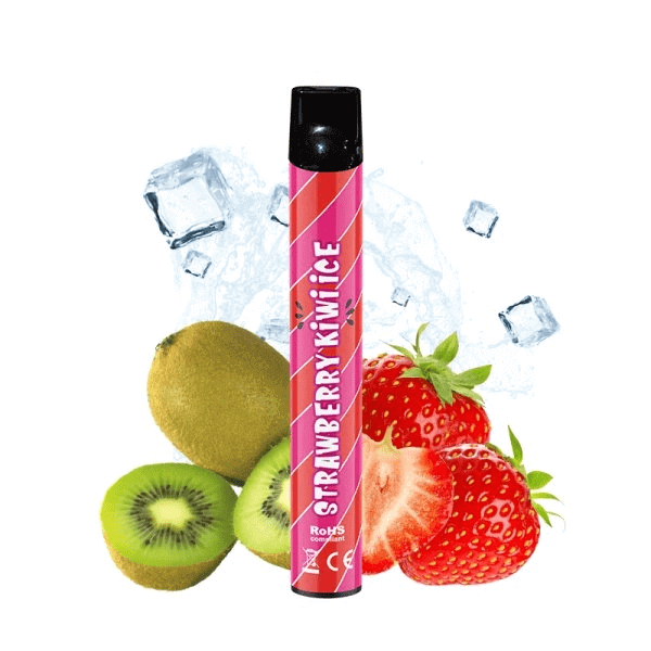 LIQUIDEO Wpuff Strawberry Kiwi Ice - Pod Jetable 600 Puffs-VAPEVO