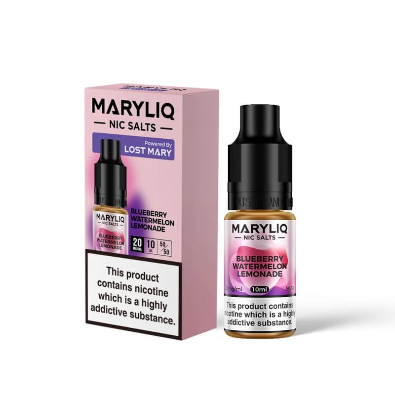 LOST MARY Maryliq Blueberry Watermelon Lemonade - Sel de nicotine 10ml-10 mg-VAPEVO