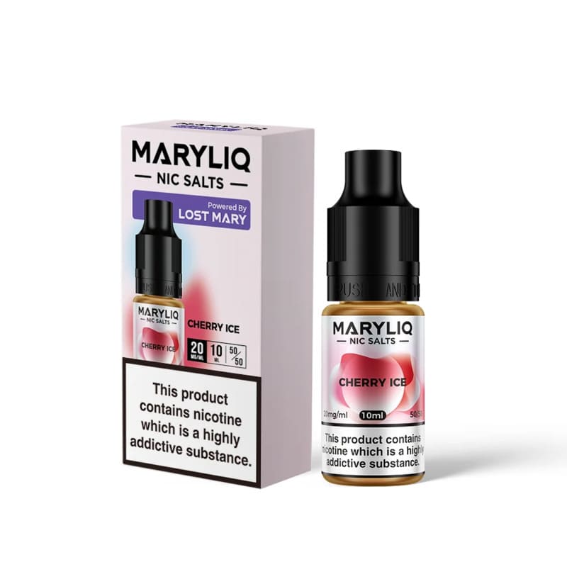 LOST MARY Maryliq Cherry Ice - Sel de nicotine 10ml-10 mg-VAPEVO