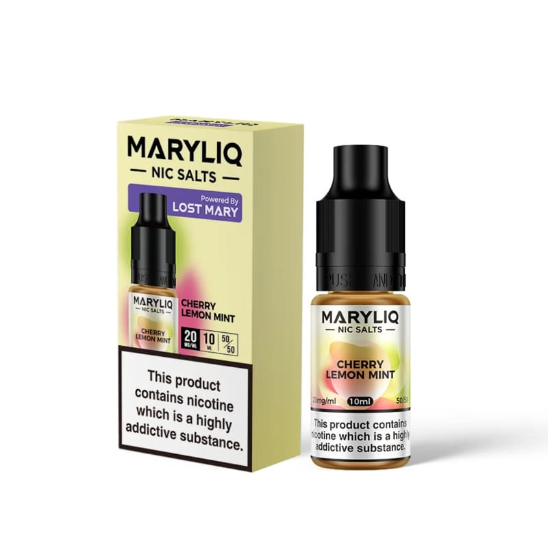 LOST MARY Maryliq Cherry Lemon Mint - Sel de nicotine 10ml-10 mg-VAPEVO