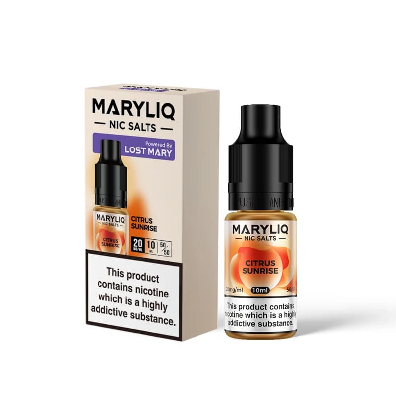 LOST MARY Maryliq Citrus Sunrise - Sel de nicotine 10ml-10 mg-VAPEVO