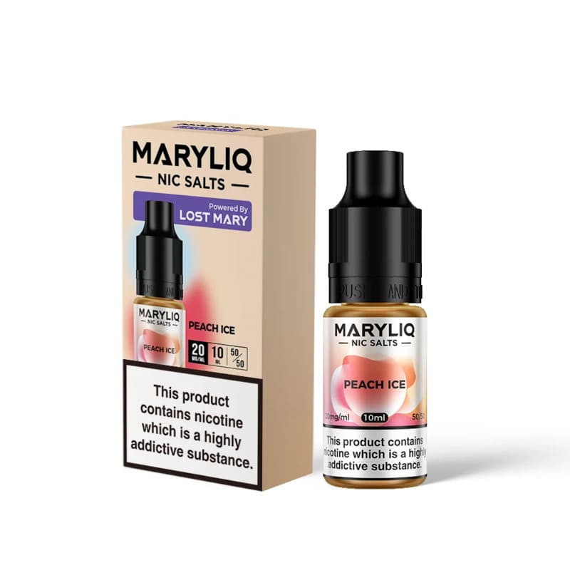 LOST MARY Maryliq Peach Ice - Sel de nicotine 10ml-VAPEVO