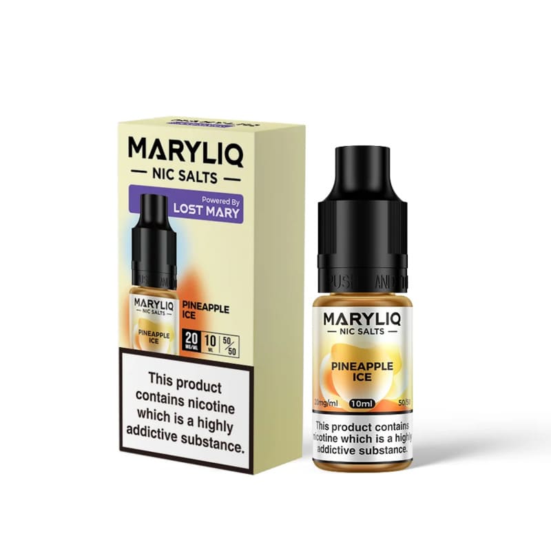 LOST MARY Maryliq Pineapple Ice - Sel de nicotine 10ml-10 mg-VAPEVO