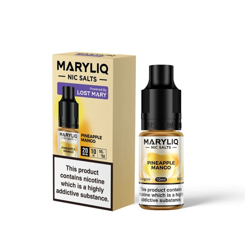 LOST MARY Maryliq Pineapple Mango - Sel de nicotine 10ml-10 mg-VAPEVO