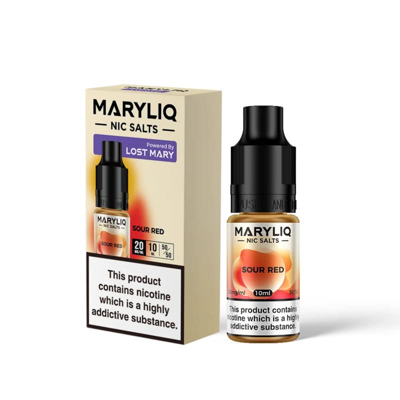 LOST MARY Maryliq Sour Red - Sel de nicotine 10ml-10 mg-VAPEVO