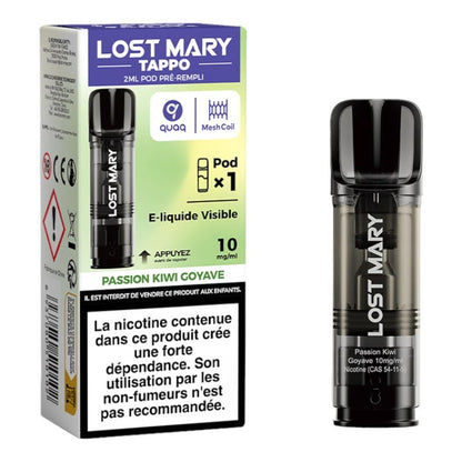 LOST MARY Tappo - Pack de 2 Cartouches 2ml 600 Puffs-10 mg-Pastèque-VAPEVO