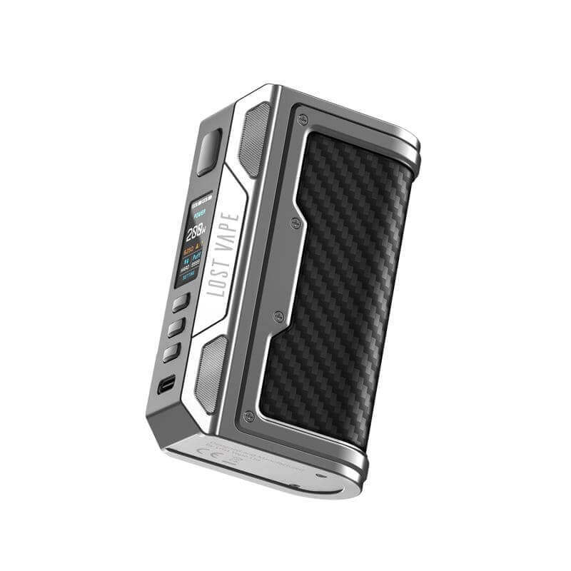 LOST VAPE Box Mod Thelema Quest 200W-SS Carbon Fiber-VAPEVO