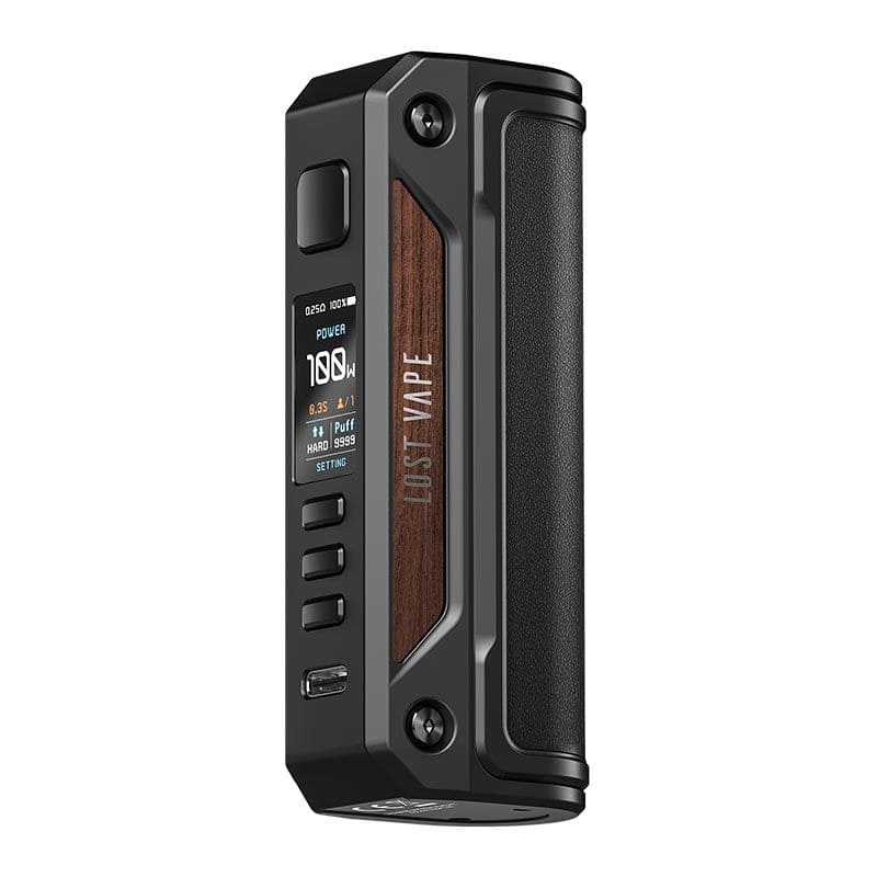 LOST VAPE Box Mod Thelema Solo 100W-Black Classic Black-VAPEVO