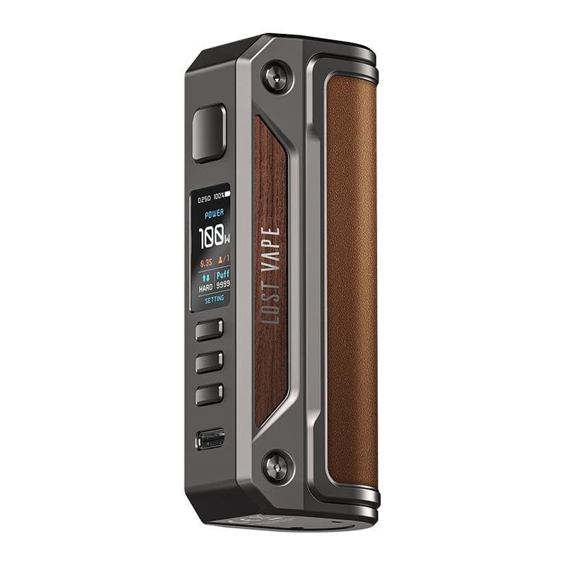 LOST VAPE Box Mod Thelema Solo 100W-Gunmetal Ochre Brown-VAPEVO