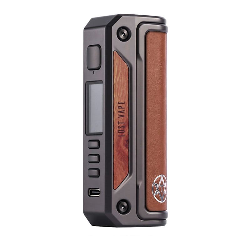 LOST VAPE Thelema Solo DNA 100C - Mod 100W-Gunmetal Calf Leather-VAPEVO