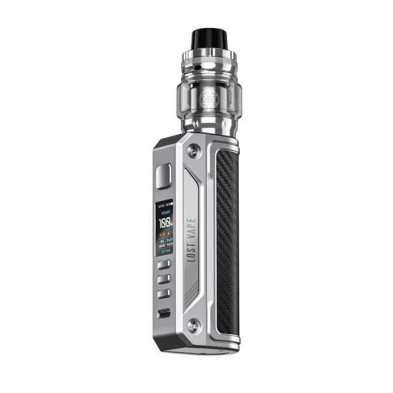 LOST VAPE Thelema Solo - Kit E-Cigarette 100W 5ml-SS Carbon Fiber-VAPEVO