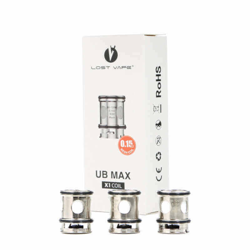 LOST VAPE UB Max - Pack de 3 Résistances-VAPEVO