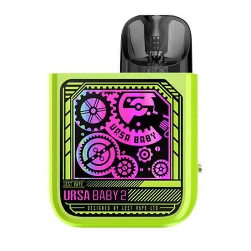 LOST VAPE Ursa Baby 2 - Kit E-Cigarette 22W 900mAh-Pop Green x Time Gear-VAPEVO