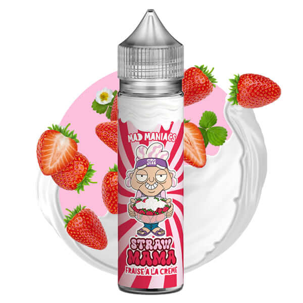 MAD MANIACS - Straw Mama - E-liquide 50ml-0 mg-VAPEVO