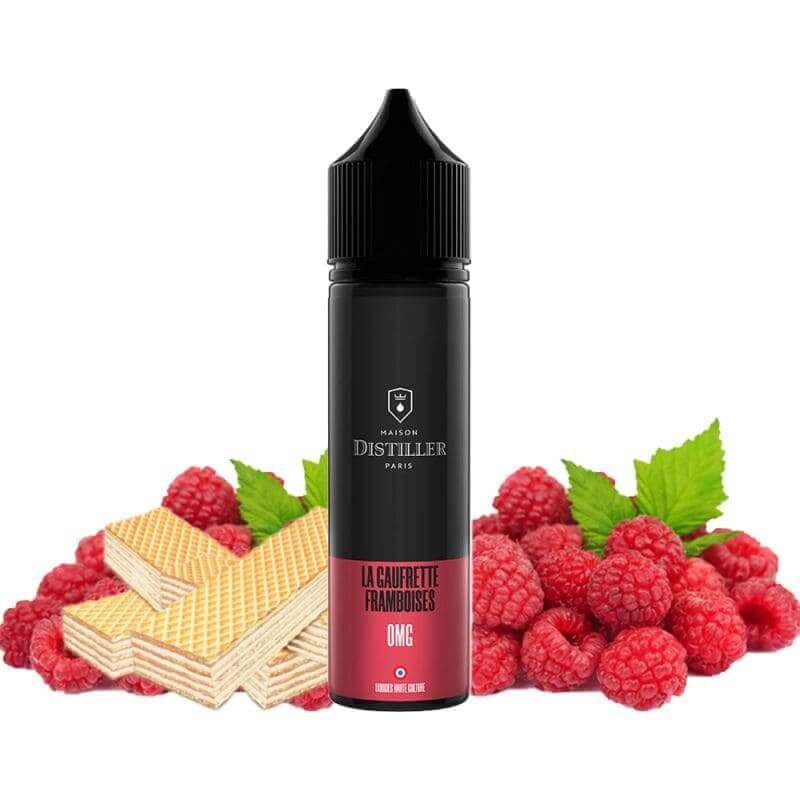 MAISON DISTILLER La Gaufrette Framboises - E-liquide 50ml-0 mg-VAPEVO