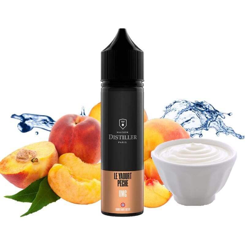 MAISON DISTILLER Le Yaourt Pêche - E-liquide 50ml-0 mg-VAPEVO