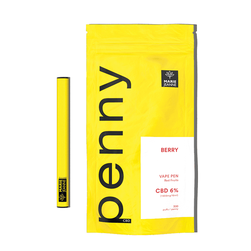 MARIE JEANNE Penny Berry - Pod Jetable CBD 300 Puffs-VAPEVO