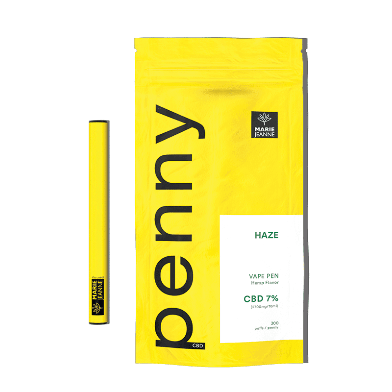 MARIE JEANNE Penny Haze - Pod Jetable CBD 300 Puffs-VAPEVO