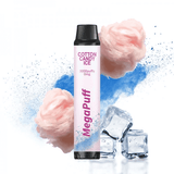 MEGAPUFF - Pod Jetable 3000 Puffs-0 mg-Cotton Candy Ice-VAPEVO