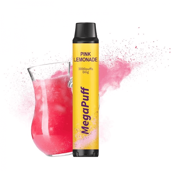 MEGAPUFF - Pod Jetable 3000 Puffs-0 mg-Pink Lemonade-VAPEVO