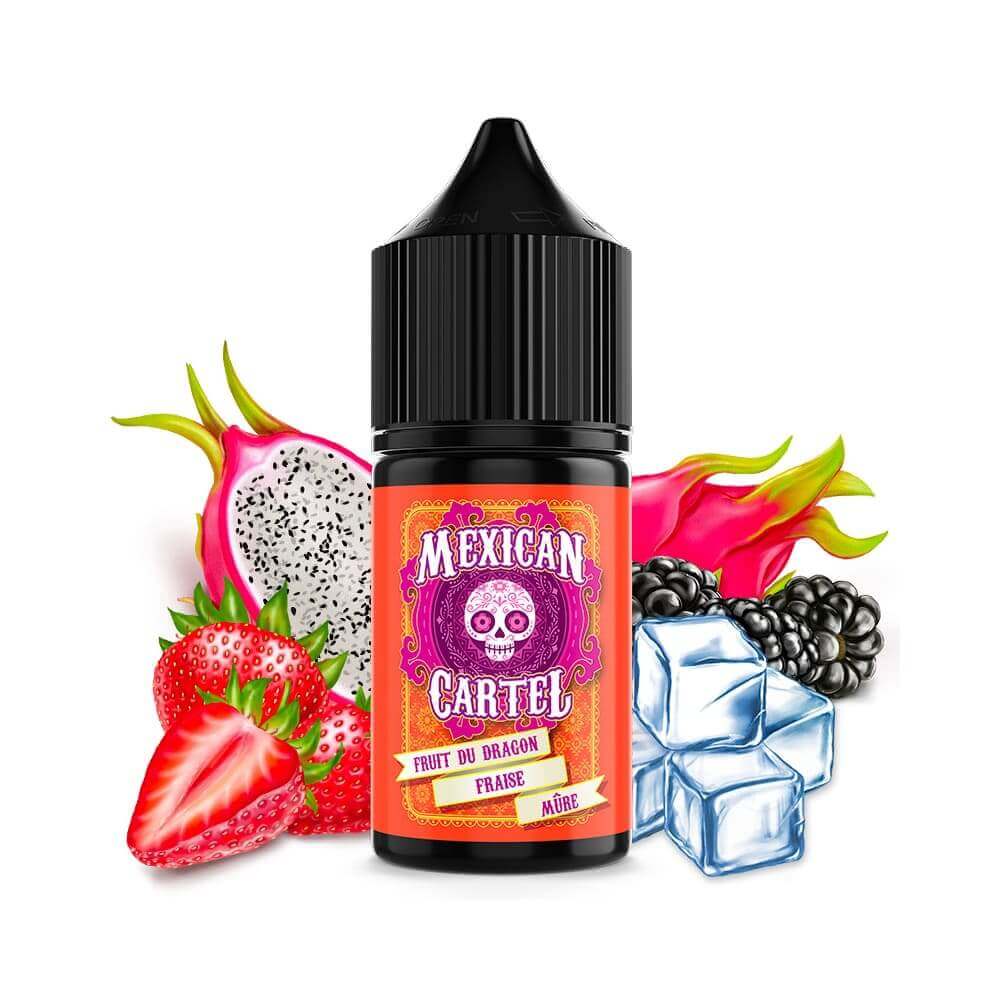 MEXICAN CARTEL Fruit du Dragon, Fraise, Mûre - Arôme Concentré 10ml/30ml-30ml-VAPEVO