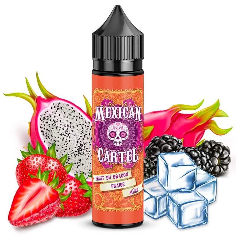 MEXICAN CARTEL Fruit du Dragon, Fraise, Mûre - E-liquide 50ml/100ml-0 mg-50ml-VAPEVO