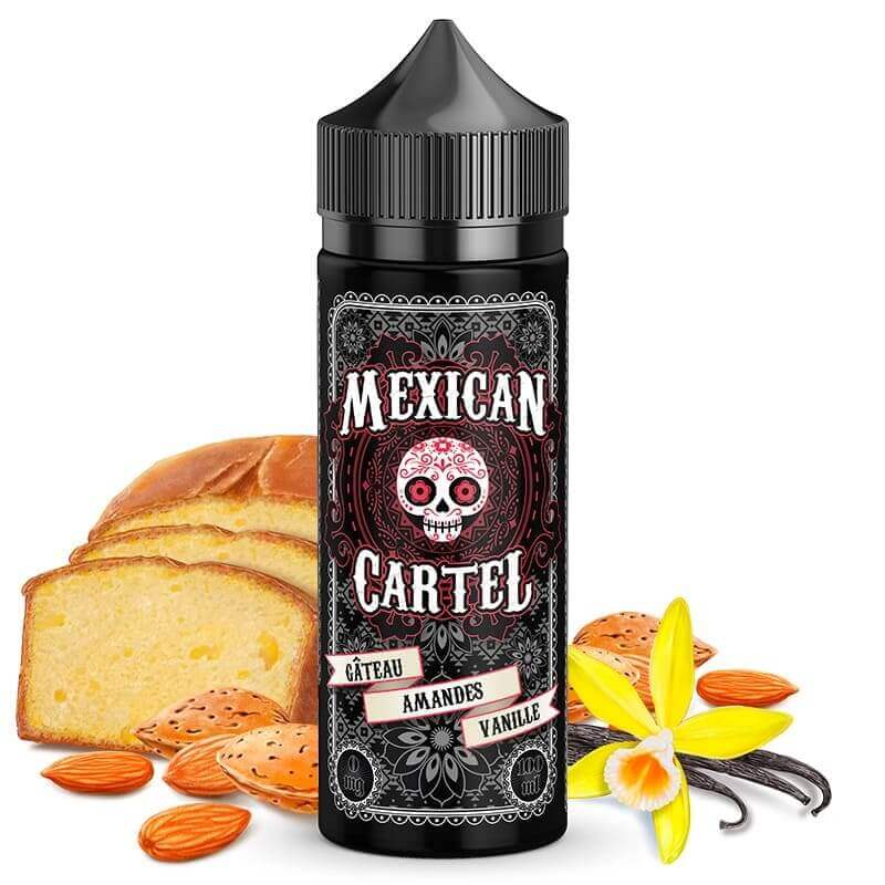 MEXICAN CARTEL Gâteau Amandes Vanille - E-liquide 50ml/100ml-0 mg-100ml-VAPEVO