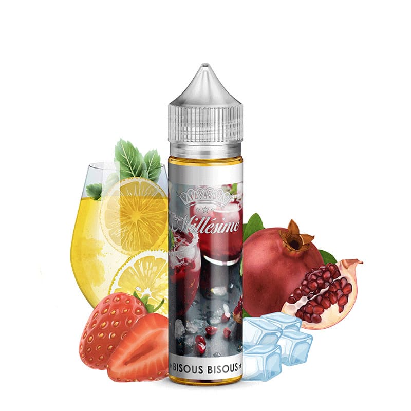 MILLÉSIME E-liquide Bisous Bisous 50ml-0 mg-VAPEVO